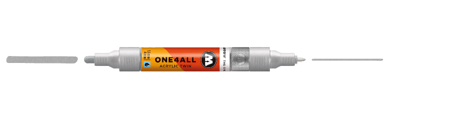 O4A 227 Metallic silver pumpmarker