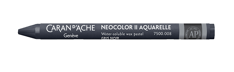 Neocolor® II 008 Greyish black