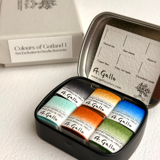 Colours of Gotland I pleinair akvarellset