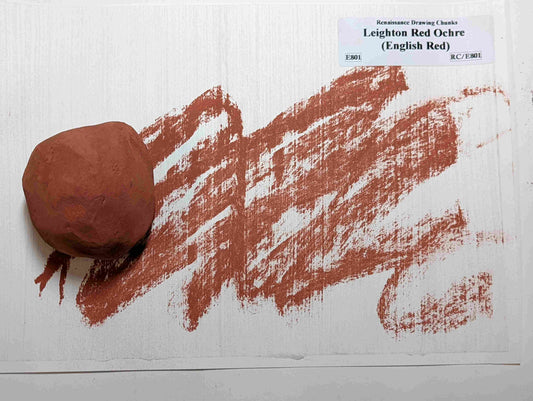 Leighton Red Ochre pastellklump (English Red)