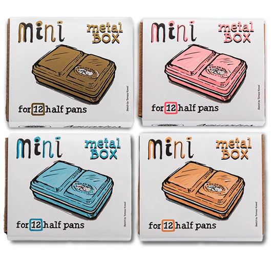 MINI plåtask för akvareller