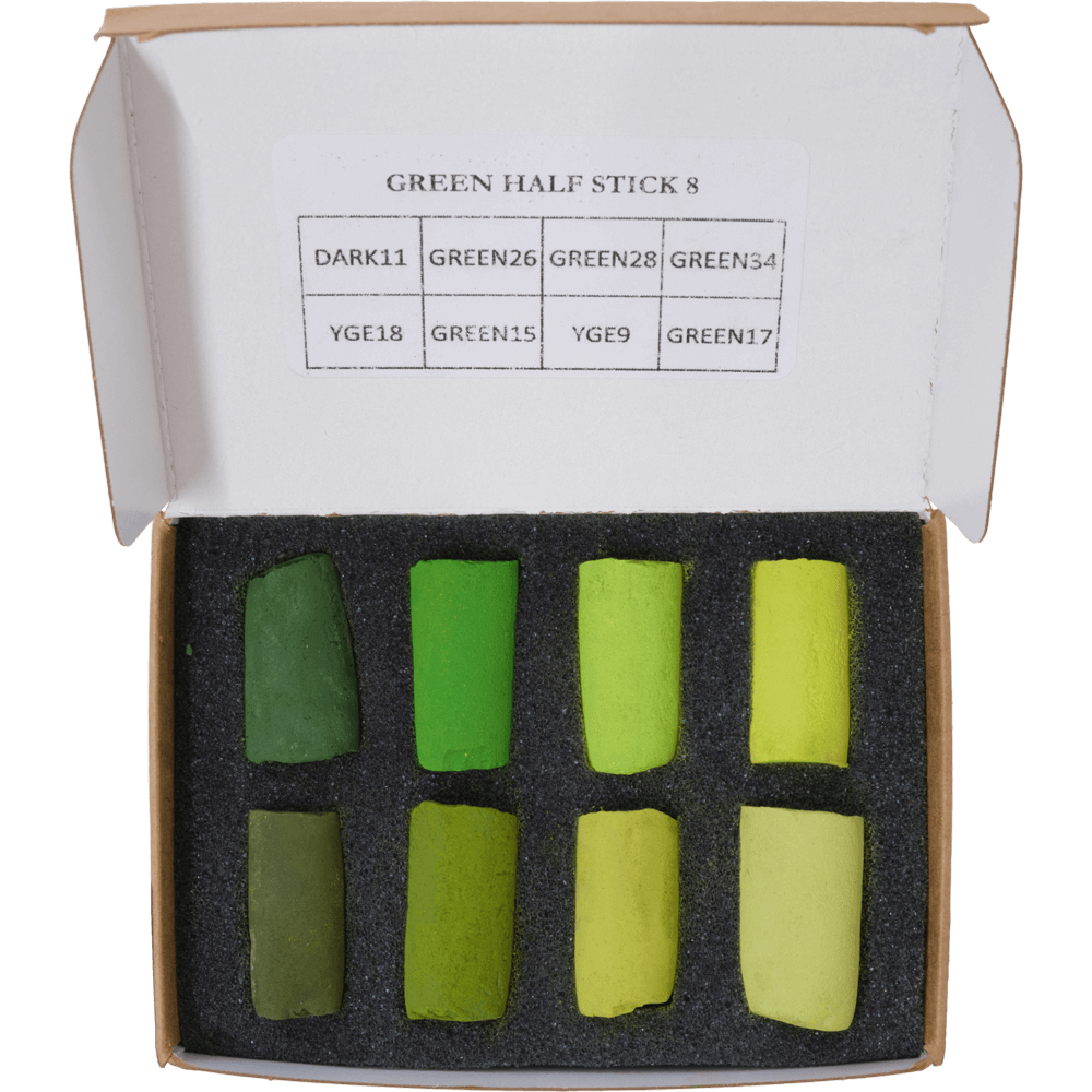 Miniset pasteller - Gröna toner