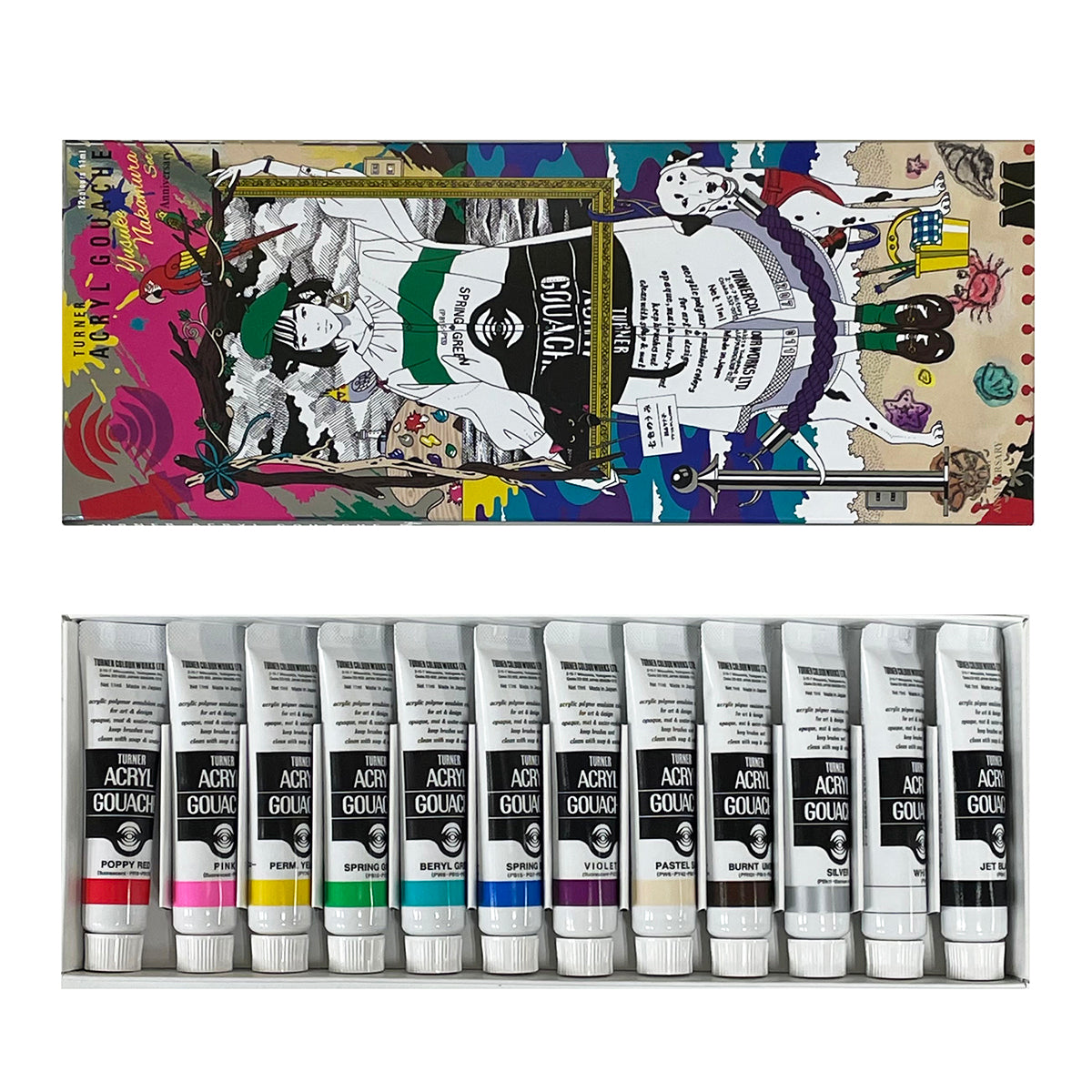 Turner akryl gouache – Yusuke Nakamura set nr.2