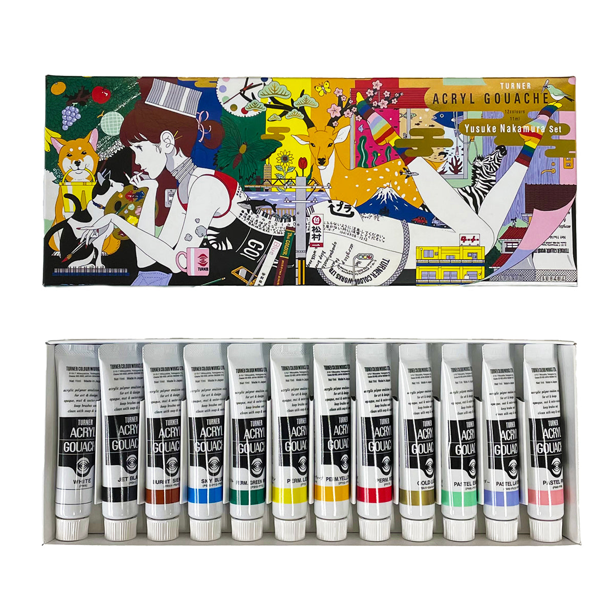 Turner akryl gouache – Yusuke Nakamura set nr.1