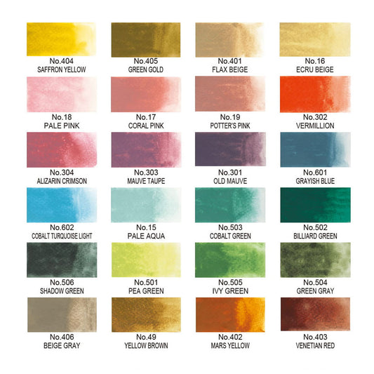 Art Nouveau set 24 fÀrger