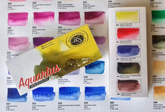 Aquarius akvarell startset