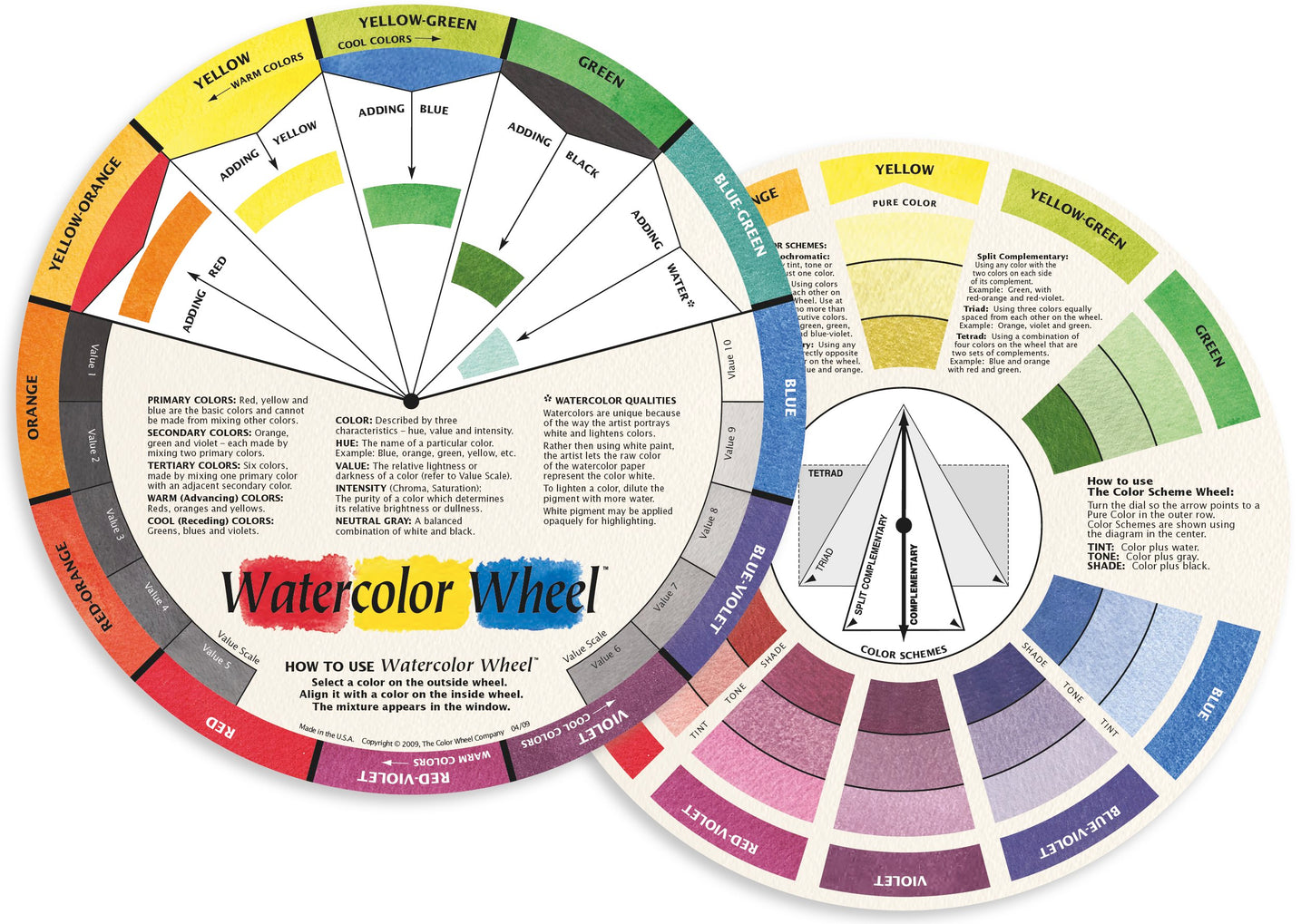 Färgsnurra för akvarell