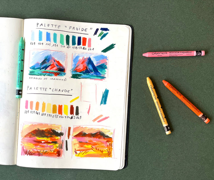 Neocolor® II  Vattenlöslig vaxkrita