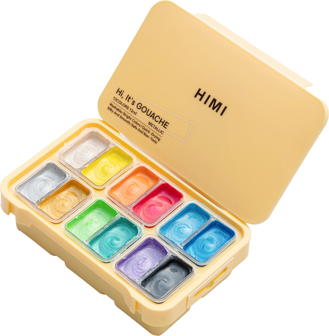 HIMI Jelly Twin Cup set 12 Metallic