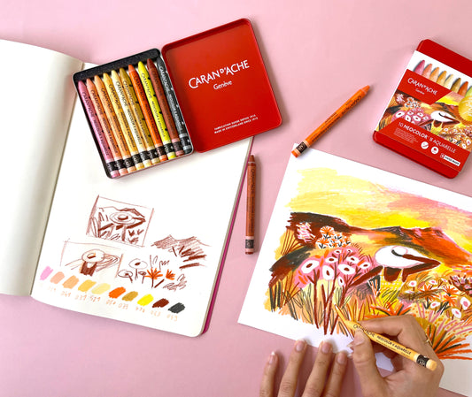 Neocolor® II  Warm shades