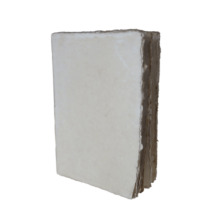 Bokblock av handgjorda papper