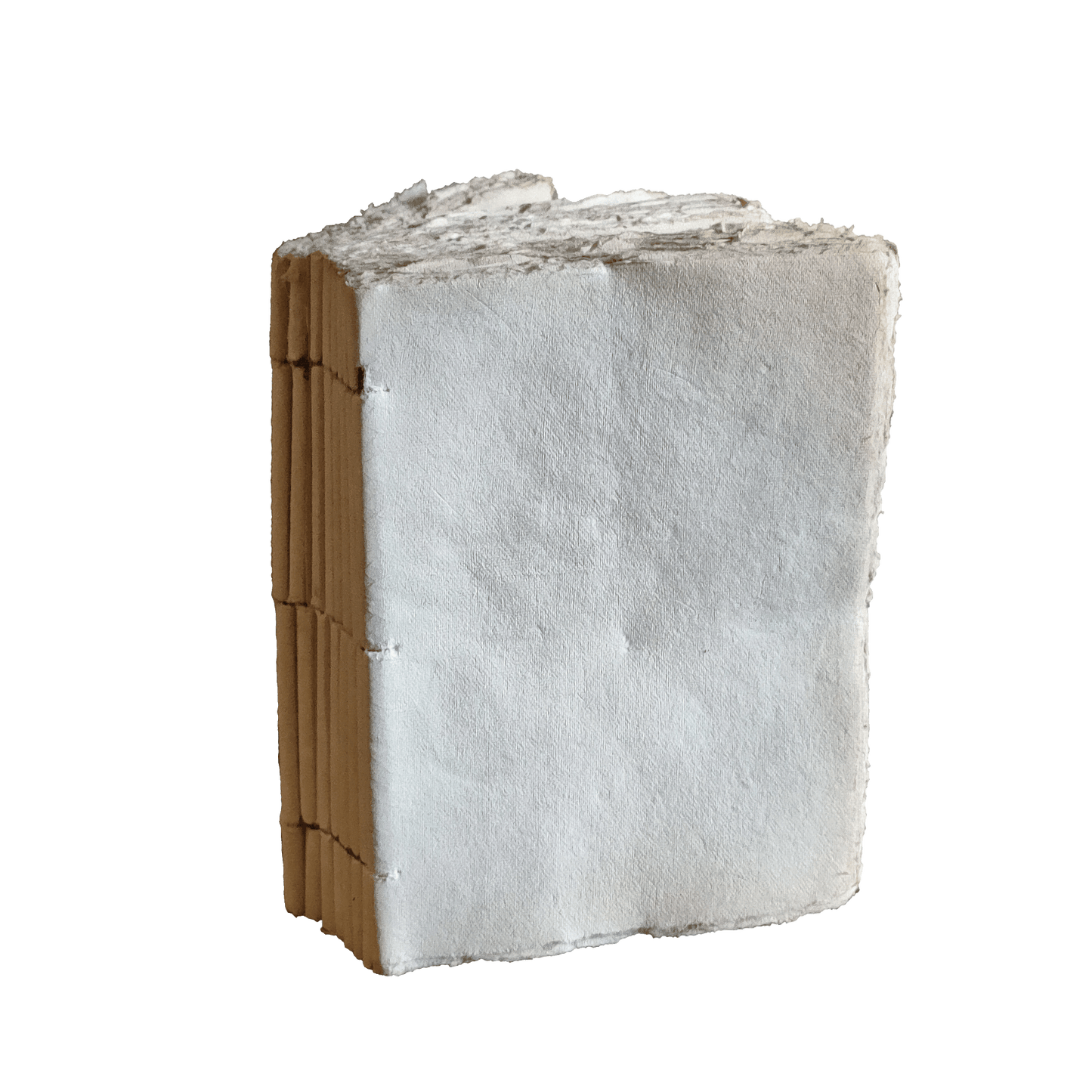 Bokblock av handgjorda papper