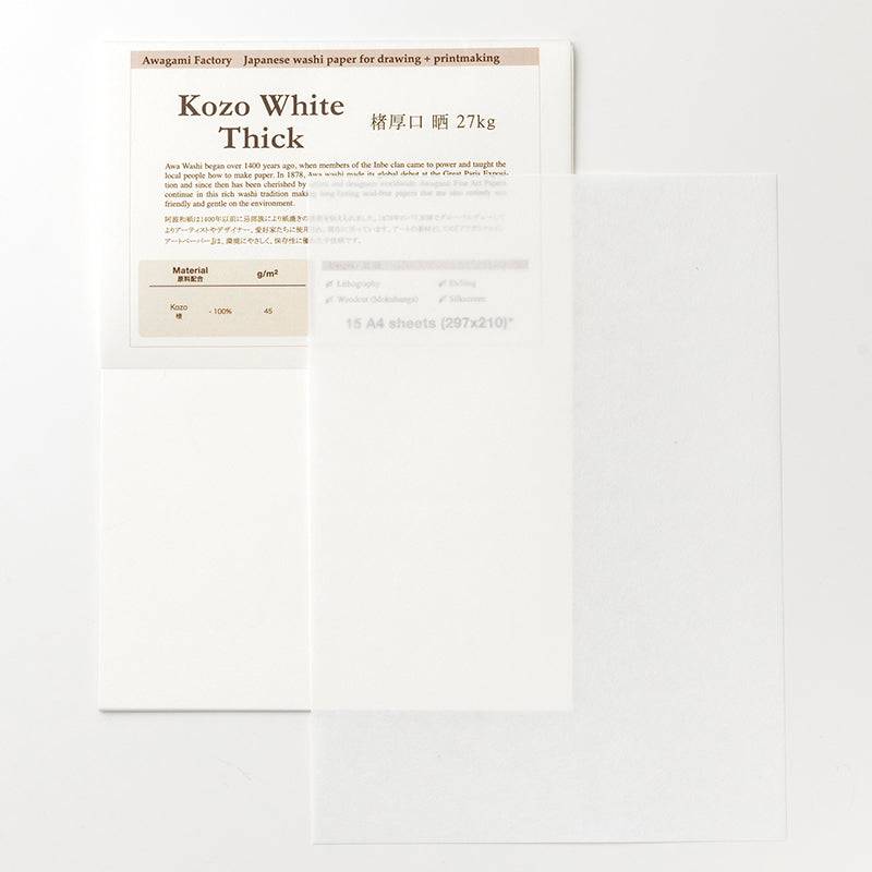 Kozo washipapper vit